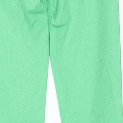 Womens UK Size 32 in Preworn Regular Fit Straight Green Jeans