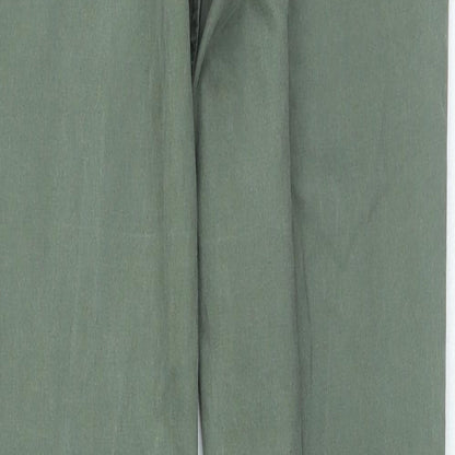 Per Una Womens Green Cotton Skinny Jeans Size 8 L26 in Regular Zip