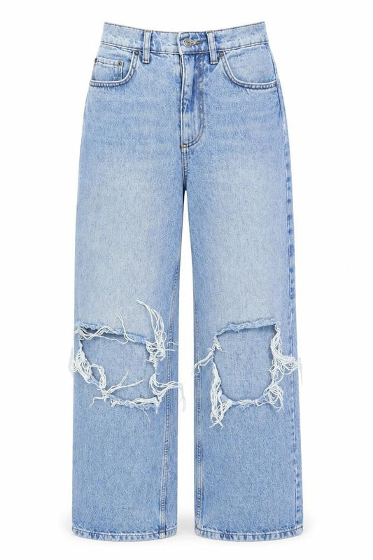 Womens UK Size 26 in ASOS Regular Fit Straight Blue Jeans