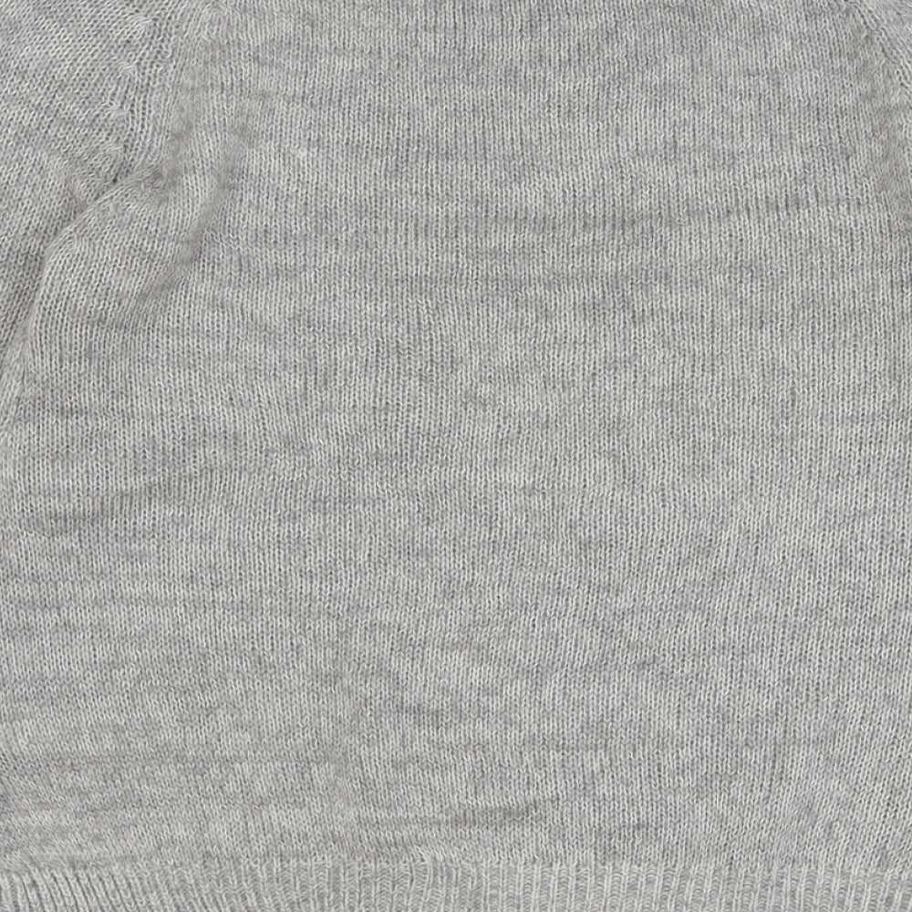 Womens UK Size 12 New Look Grey Pullover Jumper