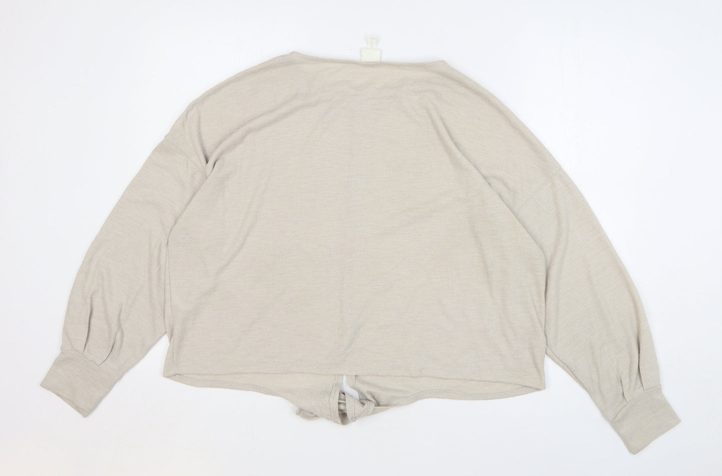 Womens UK Size M H&M Beige Pullover Jumper