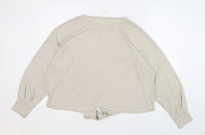 Womens UK Size M H&M Beige Pullover Jumper