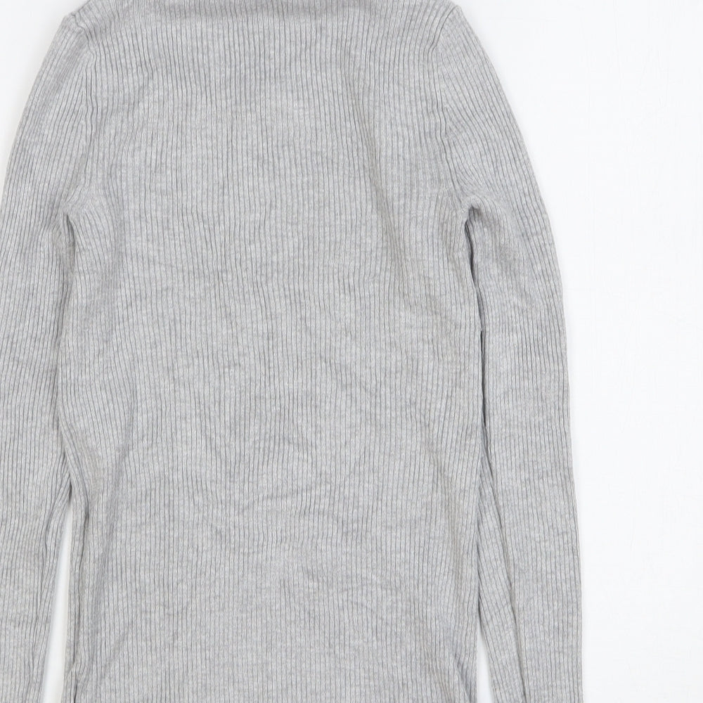 Womens UK Size 8 Marks and Spencer Grey Pullover Jumper