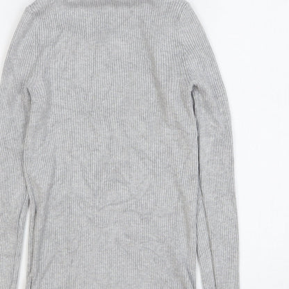 Womens UK Size 8 Marks and Spencer Grey Pullover Jumper
