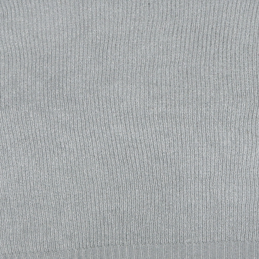 Womens UK Size 16 Marks and Spencer Silver Pullover Jumper