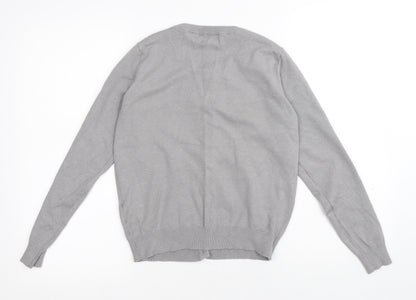 Womens UK Size M Brave Soul Grey Cardigan Jumper