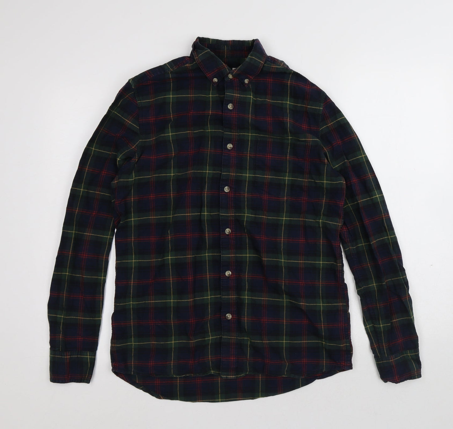 Mens UK Size S Topman Multicoloured  Button-Up Long Sleeve Casual Shirt
