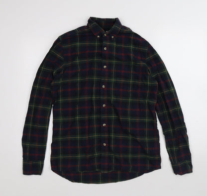 Mens UK Size S Topman Multicoloured  Button-Up Long Sleeve Casual Shirt