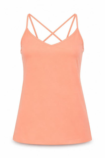 Womens UK Size 8 New Look Pink Basic Tank