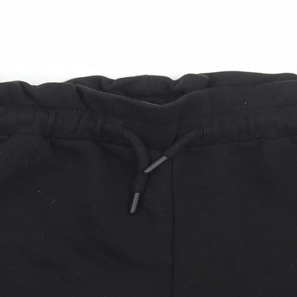 Primark Womens Black Polyester Paperbag Shorts Size XS Regular Drawstring