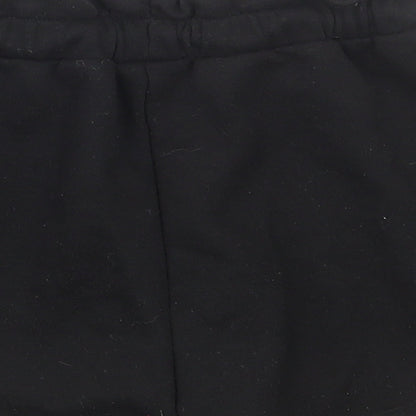 Primark Womens Black Polyester Paperbag Shorts Size XS Regular Drawstring