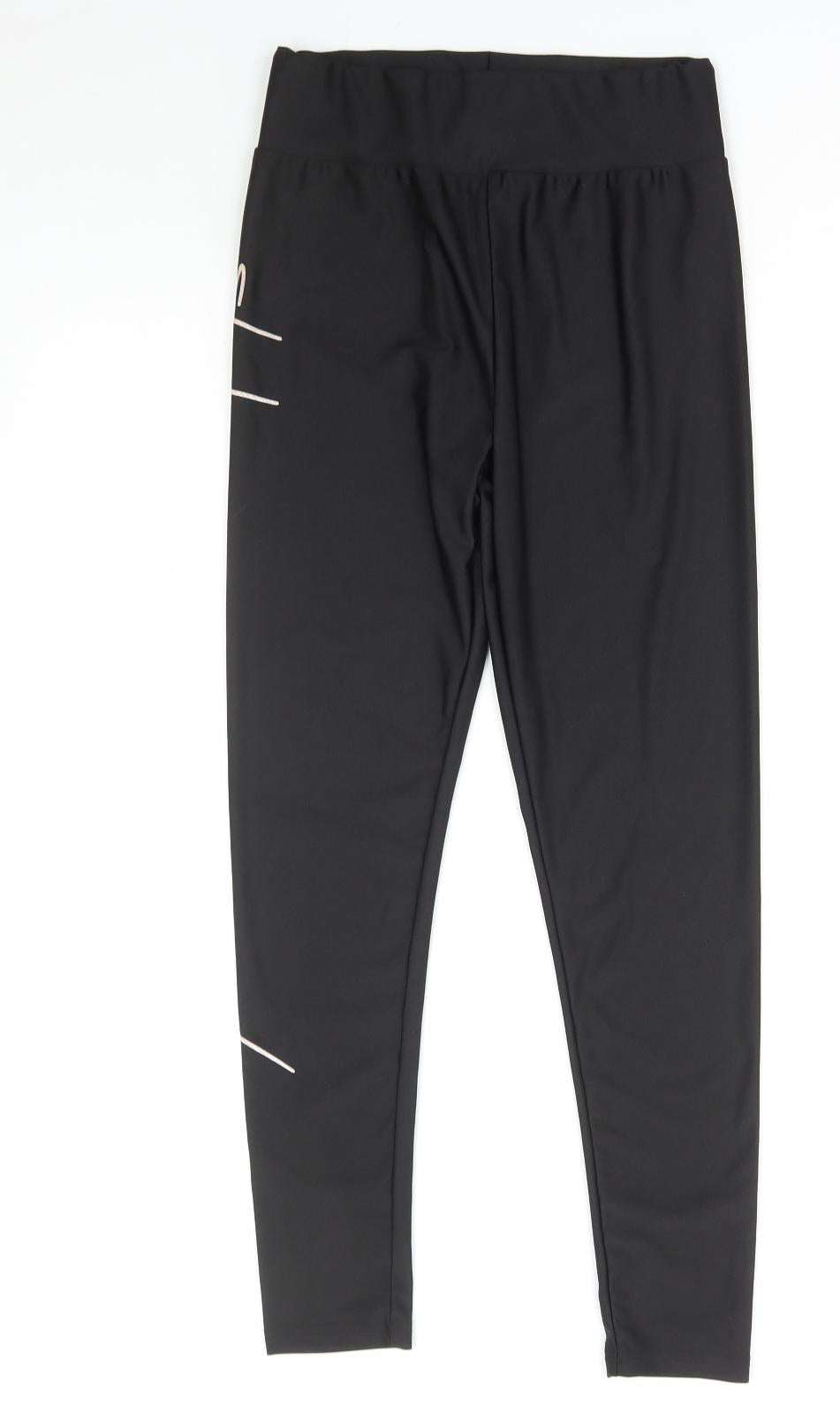 SheIn Womens Black Polyester Capri Leggings Size S L26 in - Have A Nice Day