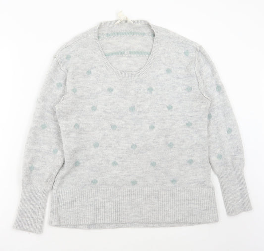 Womens UK Size M H&M Grey Pullover Jumper