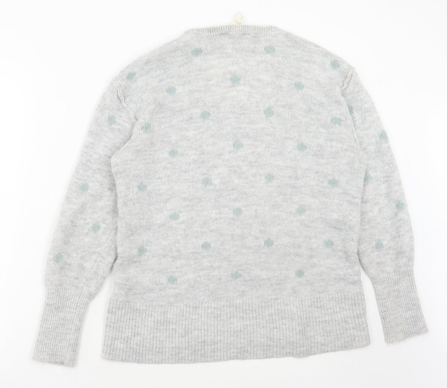 Womens UK Size M H&M Grey Pullover Jumper