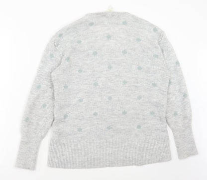 Womens UK Size M H&M Grey Pullover Jumper