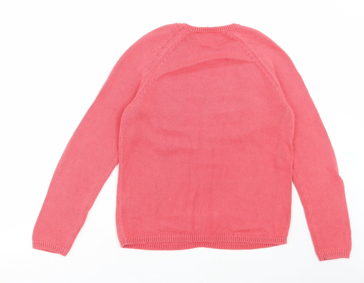 Womens UK Size 8 Marks and Spencer Pink Pullover Jumper