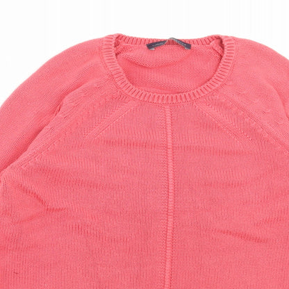 Womens UK Size 8 Marks and Spencer Pink Pullover Jumper