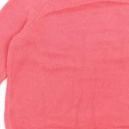 Womens UK Size 8 Marks and Spencer Pink Pullover Jumper