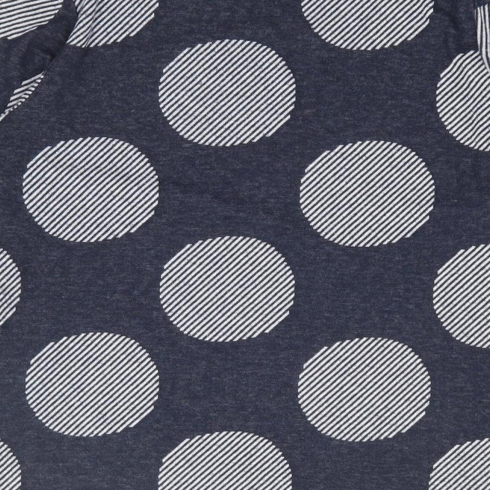 Womens UK Size 12 Marks and Spencer Blue Jersey T-Shirt