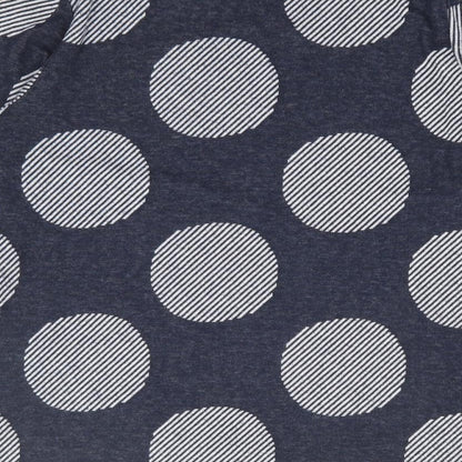 Womens UK Size 12 Marks and Spencer Blue Jersey T-Shirt