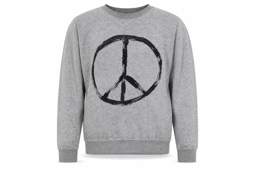 Mens UK Size S Topman Grey Pullover Sweatshirt