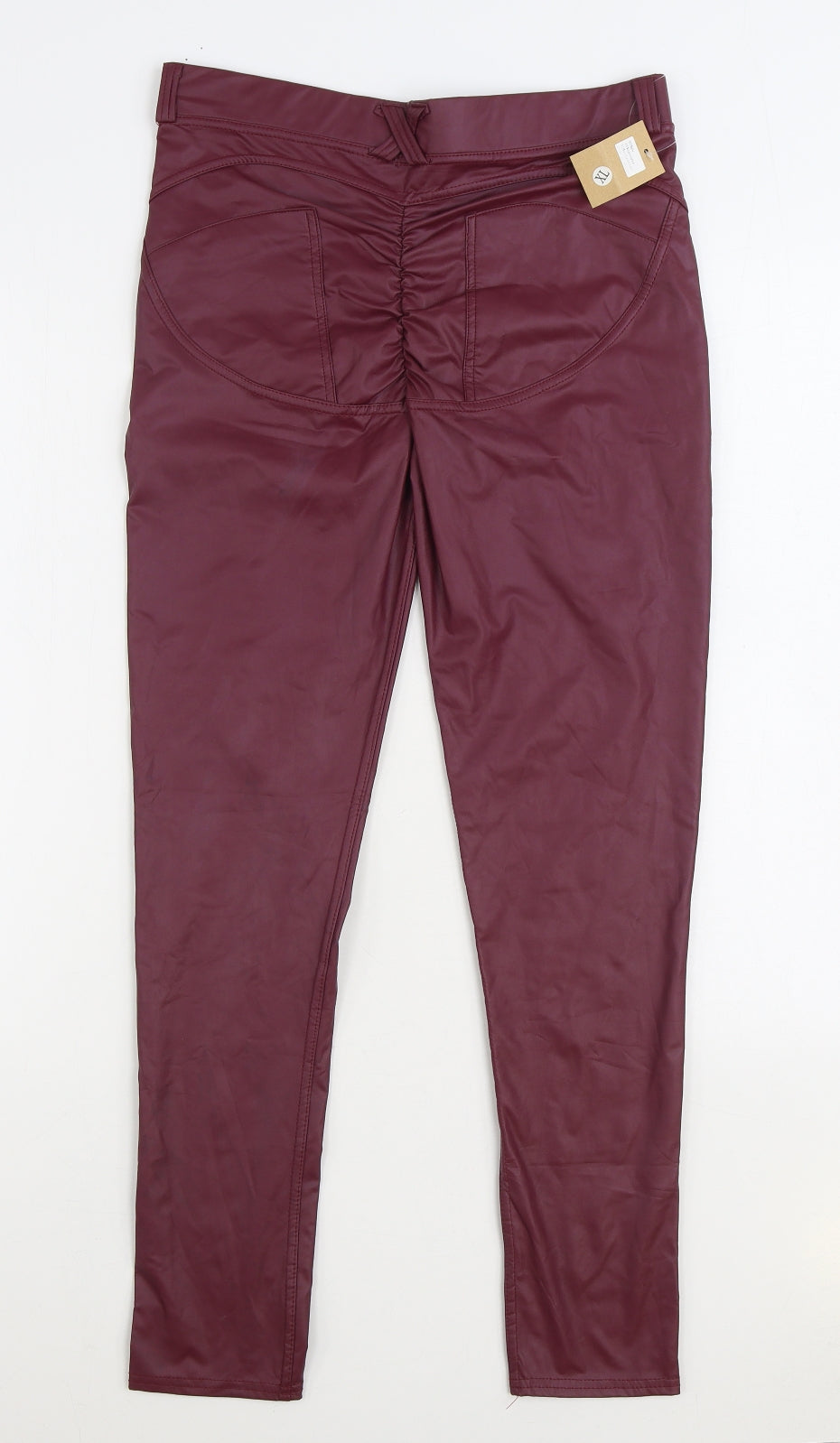 Womens UK Size XL Preworn Regular Fit Jegging Purple Trousers