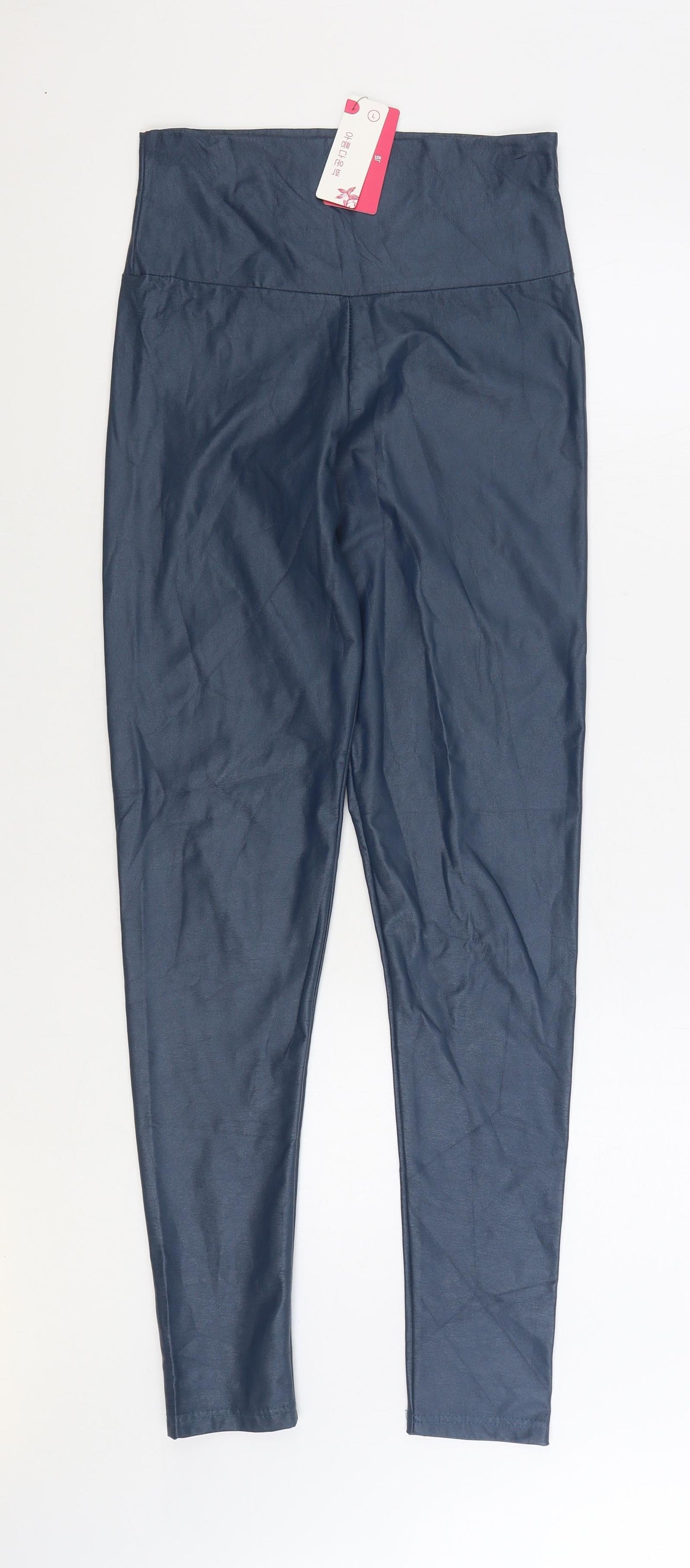 Womens UK Size L Preworn  Jogger Blue Leggings