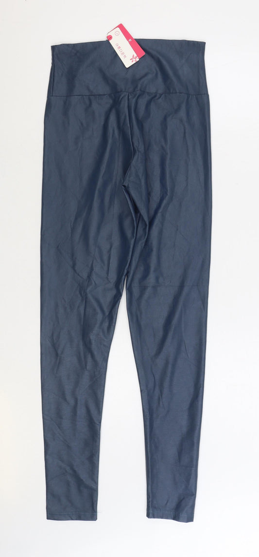 Womens UK Size L Preworn  Jogger Blue Leggings