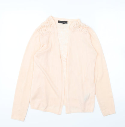 Atmosphere Womens Pink V-Neck Acrylic Cardigan Jumper Size S