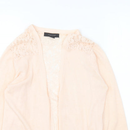 Atmosphere Womens Pink V-Neck Acrylic Cardigan Jumper Size S