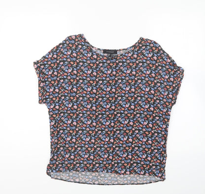 Womens UK Size 12 Atmosphere Multicoloured Basic T-Shirt