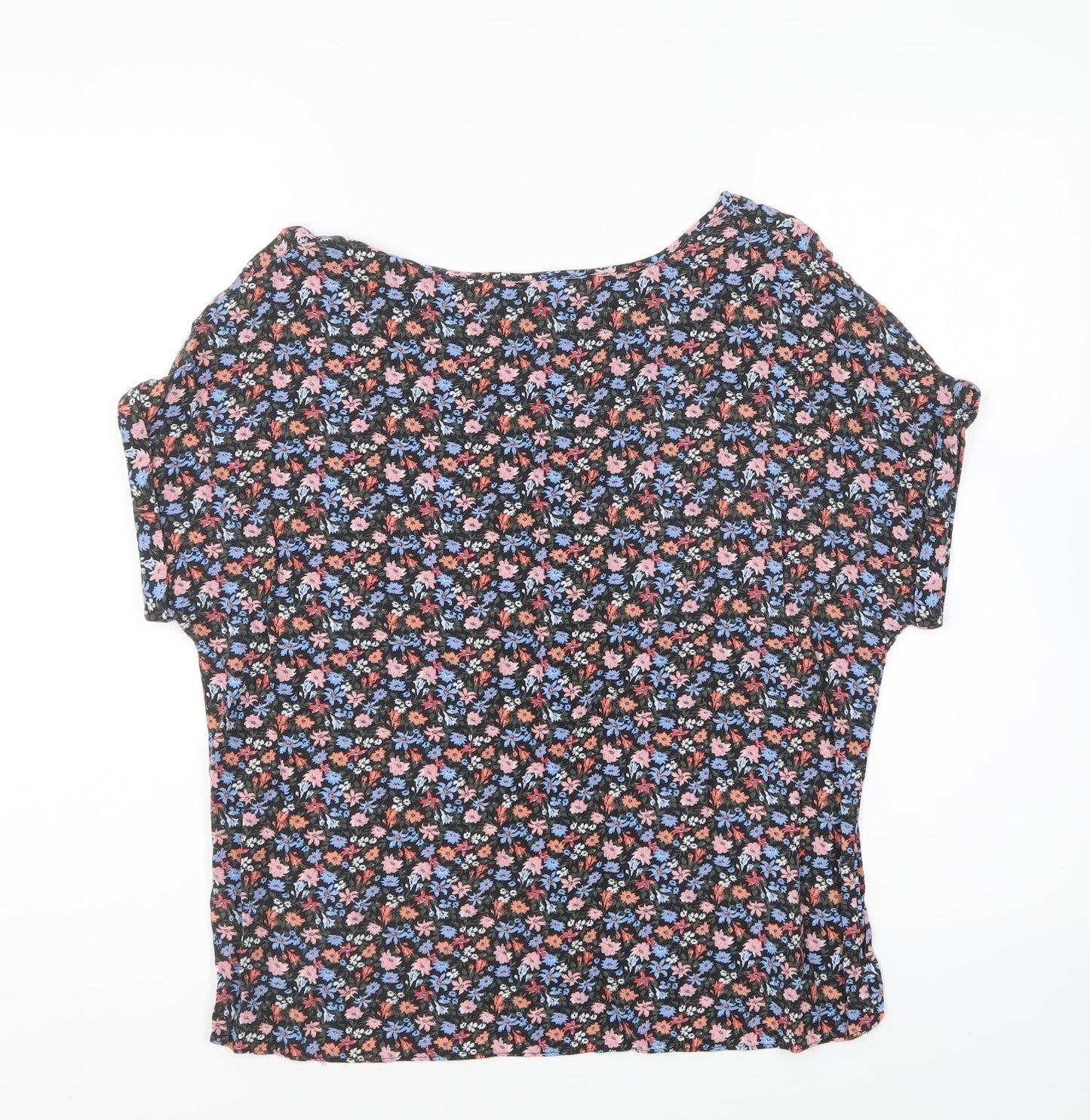 Womens UK Size 12 Atmosphere Multicoloured Basic T-Shirt