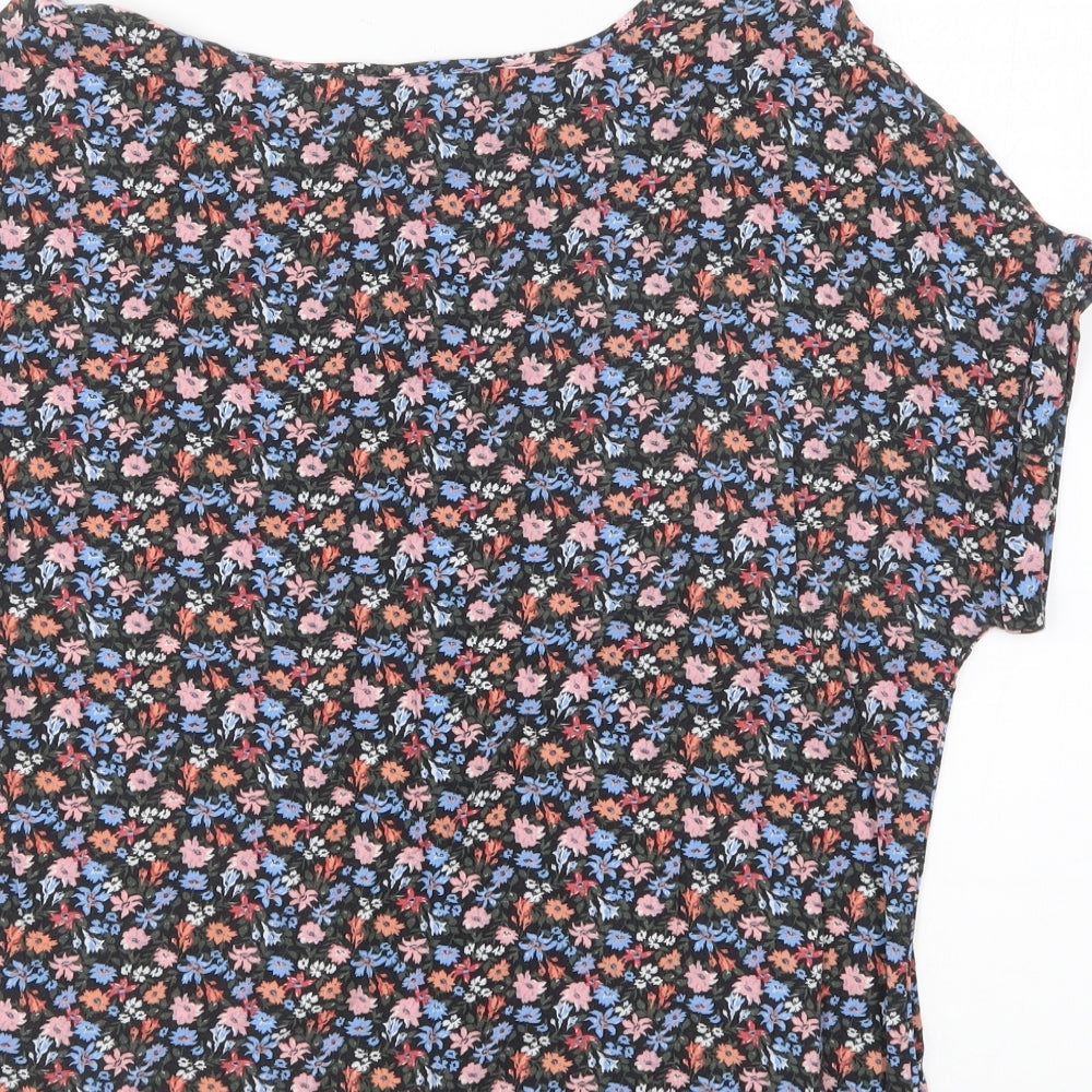 Womens UK Size 12 Atmosphere Multicoloured Basic T-Shirt