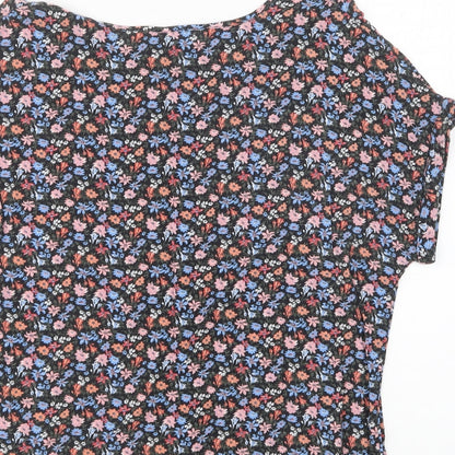 Womens UK Size 12 Atmosphere Multicoloured Basic T-Shirt