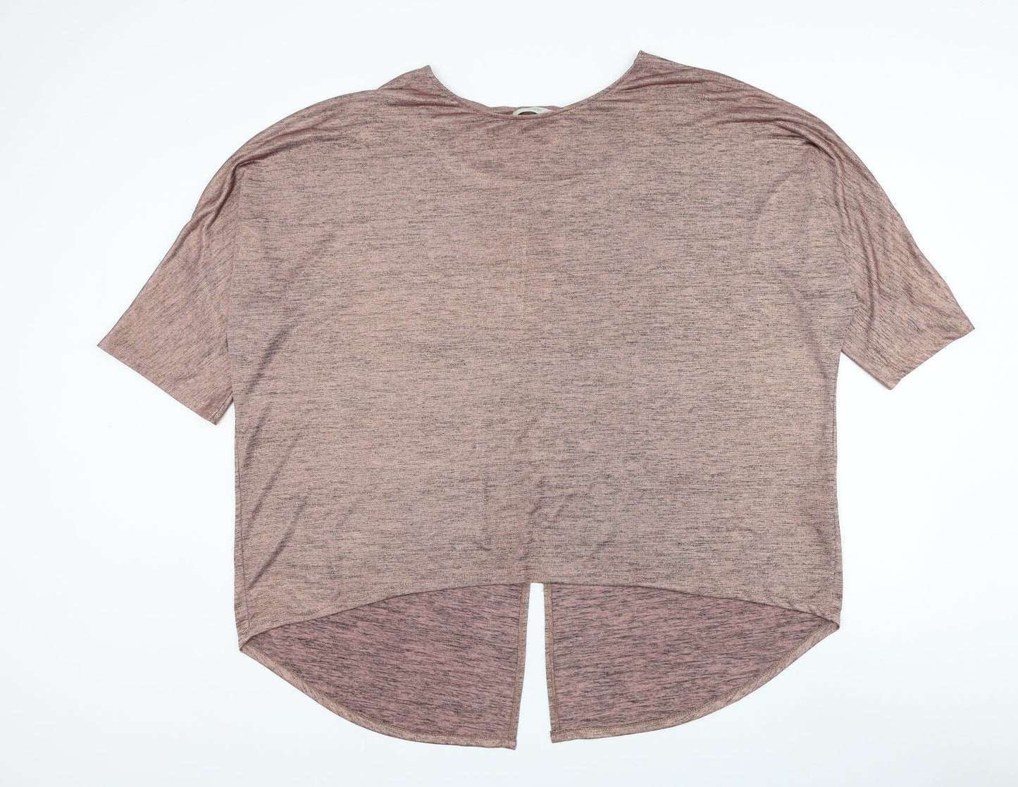 George Womens Pink Round Neck Polyester Pullover Jumper Size 24 - Cold Shoulder