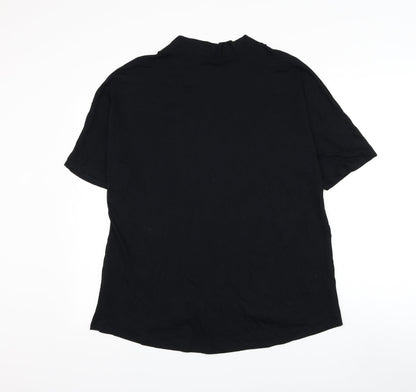 George Womens Black V-Neck Viscose Cardigan Jumper Size 12