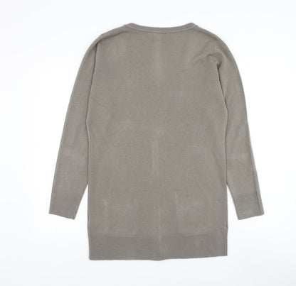 Womens UK Size 10 Evie Brown Cardigan Jumper