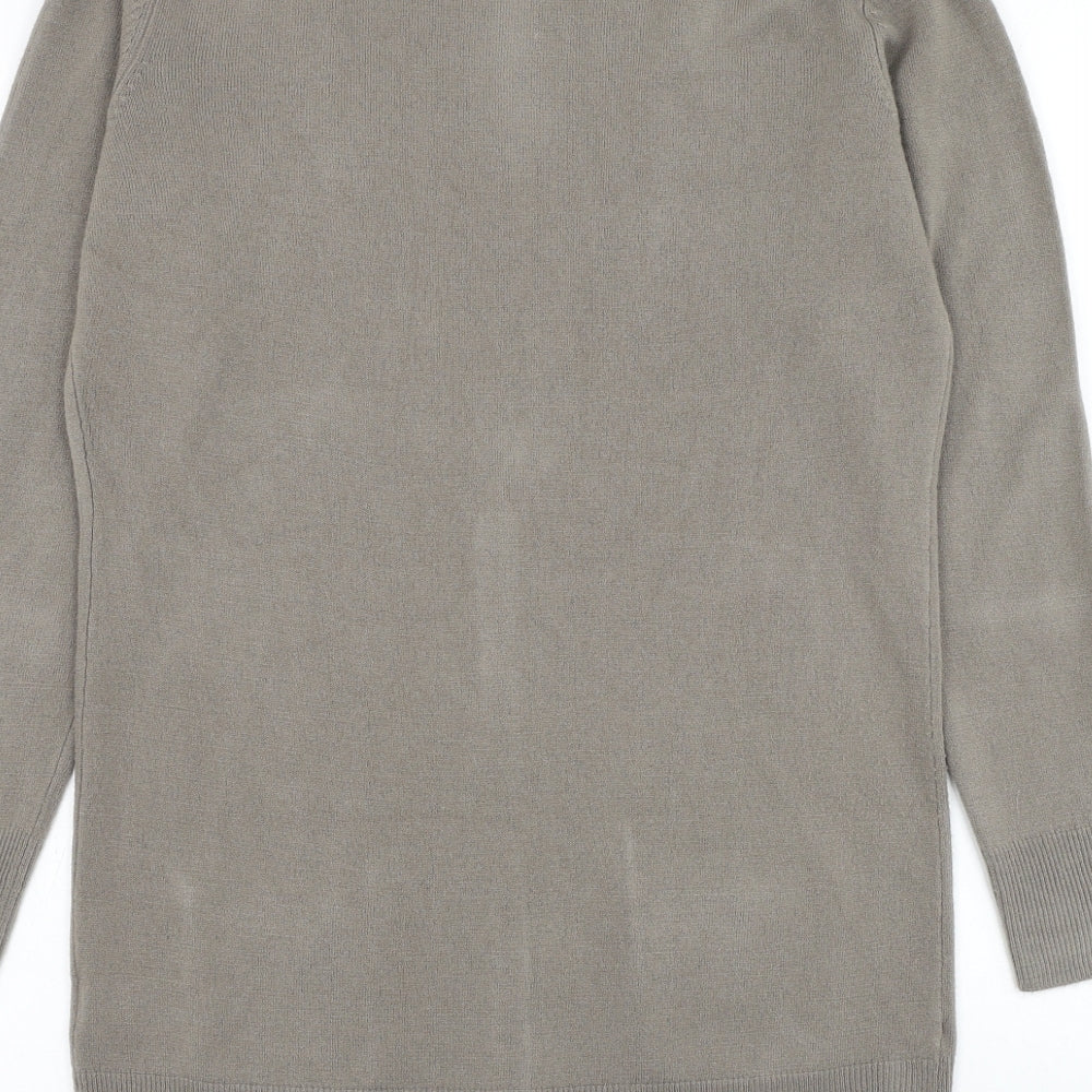 Womens UK Size 10 Evie Brown Cardigan Jumper