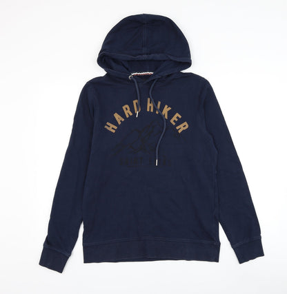 Produkt Mens Blue Cotton Pullover Hoodie Size S - Hard Hiker