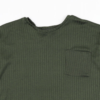 Primark Womens Green Round Neck Polyester Pullover Jumper Size 6