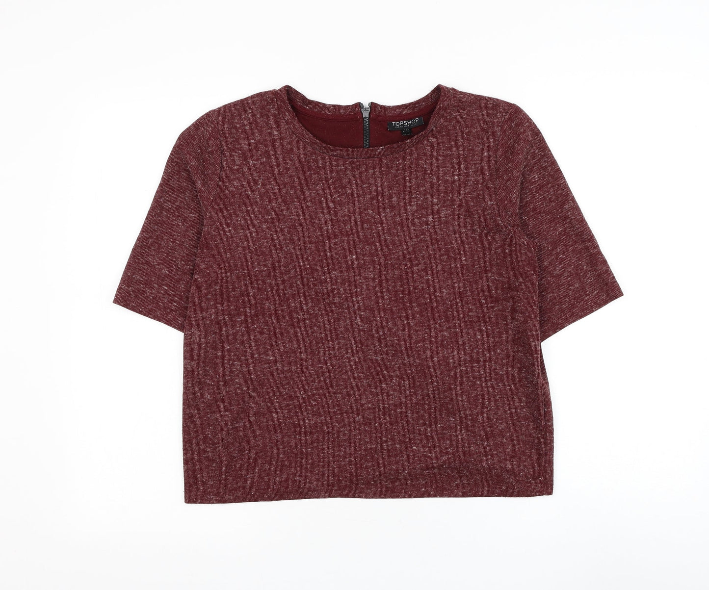 Womens UK Size 12 Topshop Red Pullover Jumper