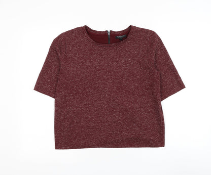 Womens UK Size 12 Topshop Red Pullover Jumper
