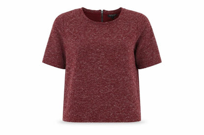 Womens UK Size 12 Topshop Red Pullover Jumper