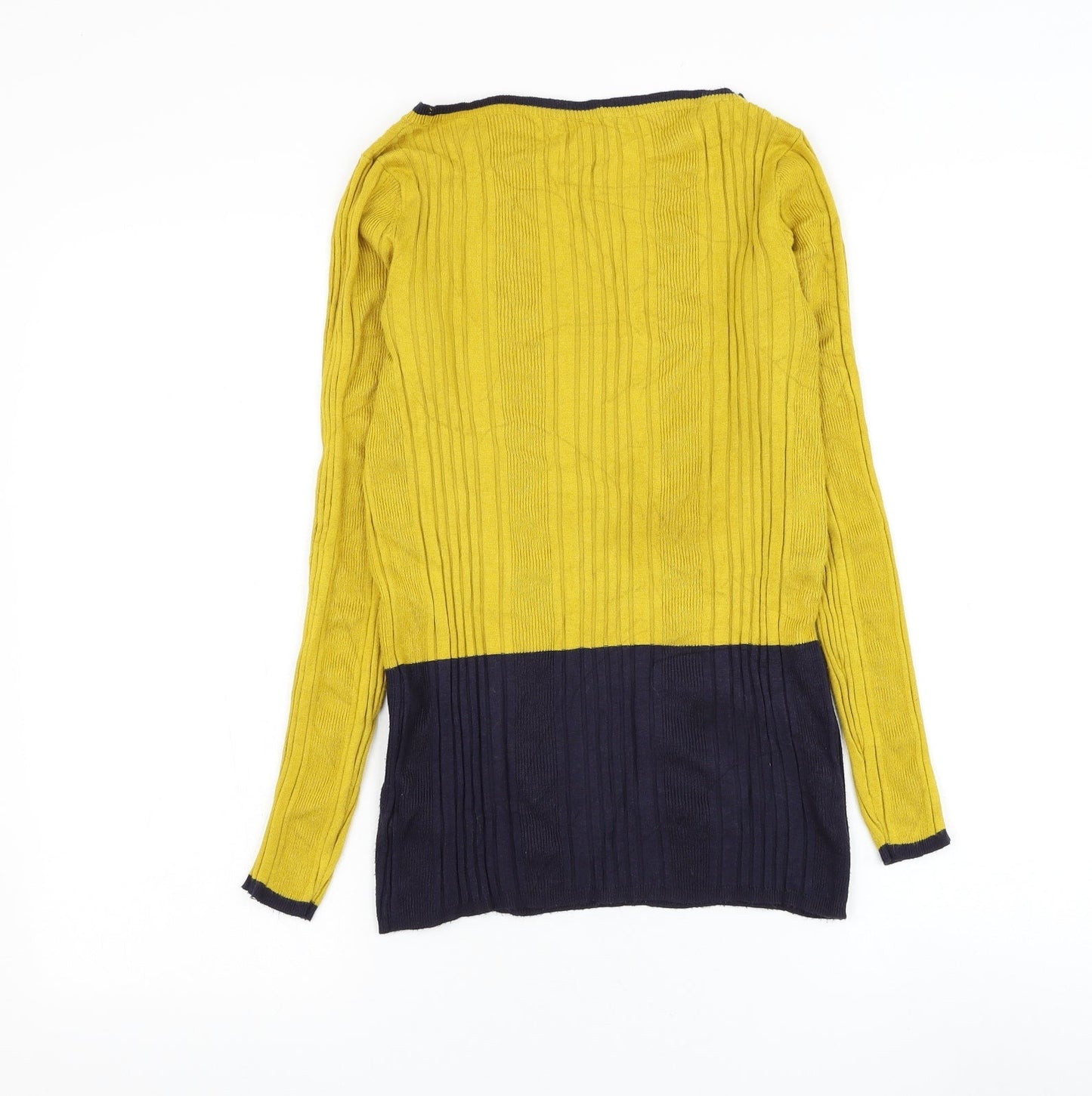 Womens UK Size 12 Marks and Spencer Yellow Pullover Jumper