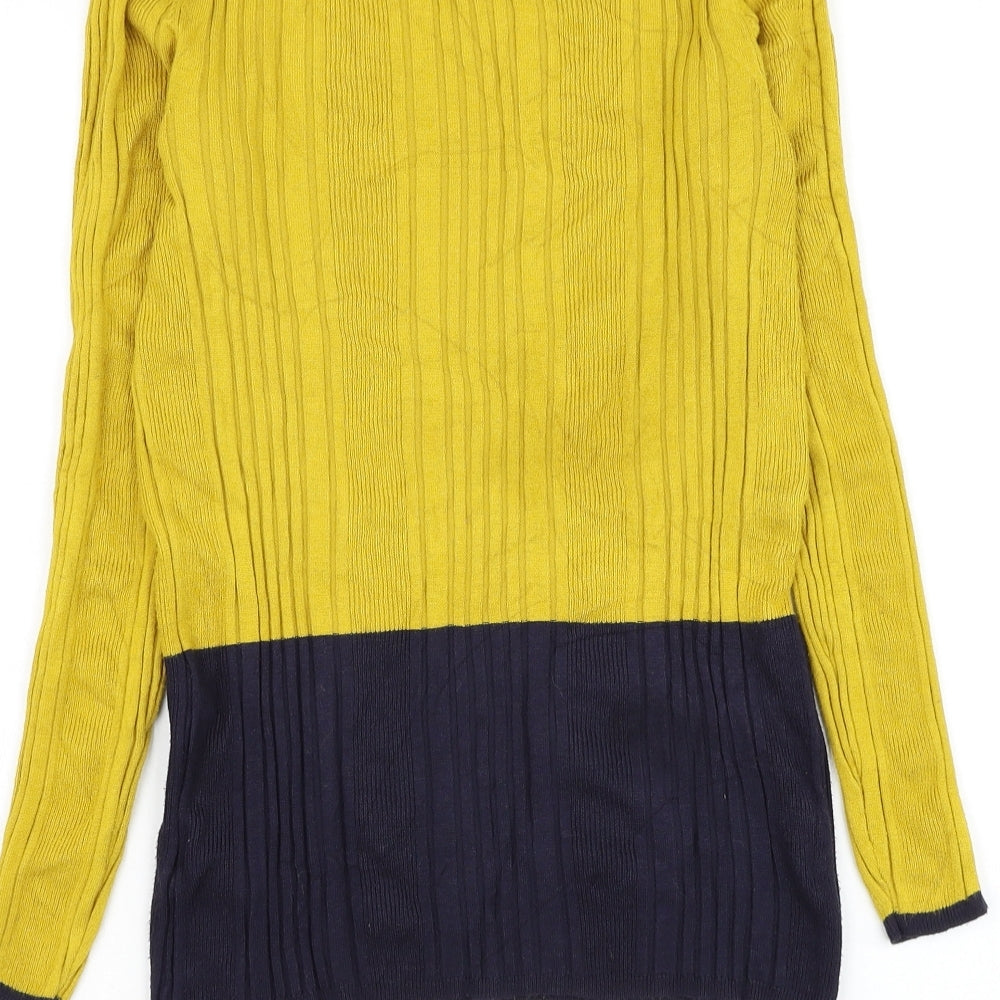 Womens UK Size 12 Marks and Spencer Yellow Pullover Jumper