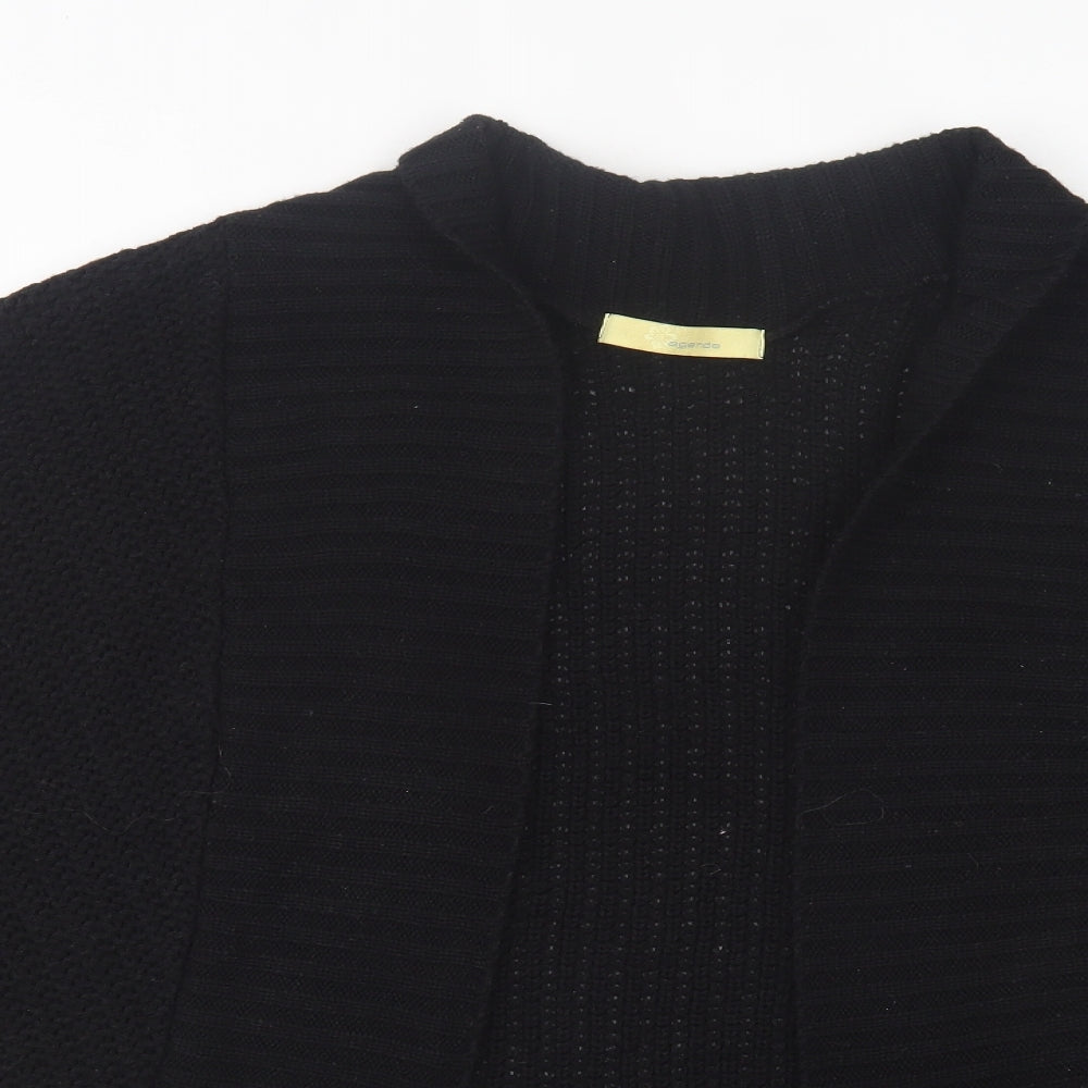 Womens UK Size 20 Agenda Black Cardigan Jumper