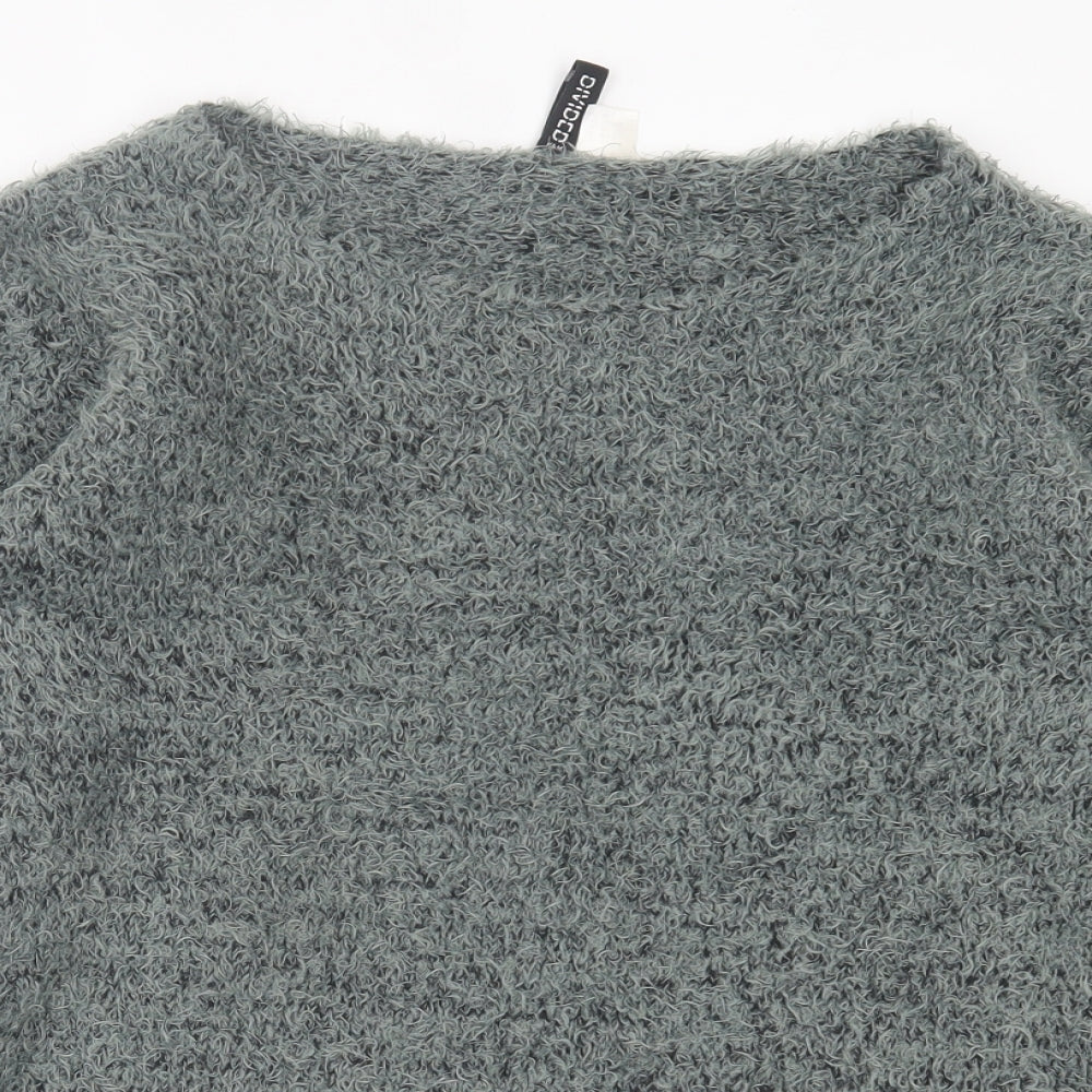 Womens UK Size M H&M Green Pullover Jumper