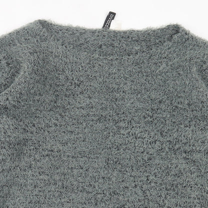 Womens UK Size M H&M Green Pullover Jumper