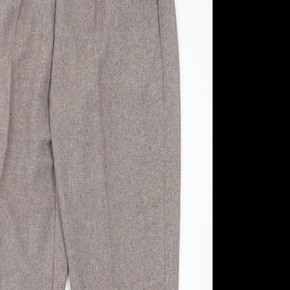 Womens UK Size 16 Bodywise Regular Fit  Brown Trousers