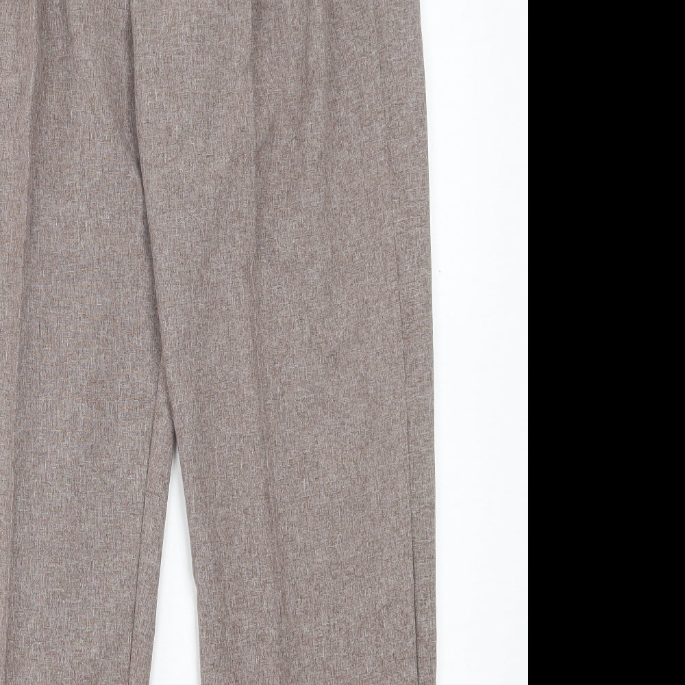 Womens UK Size 16 Bodywise Regular Fit  Brown Trousers